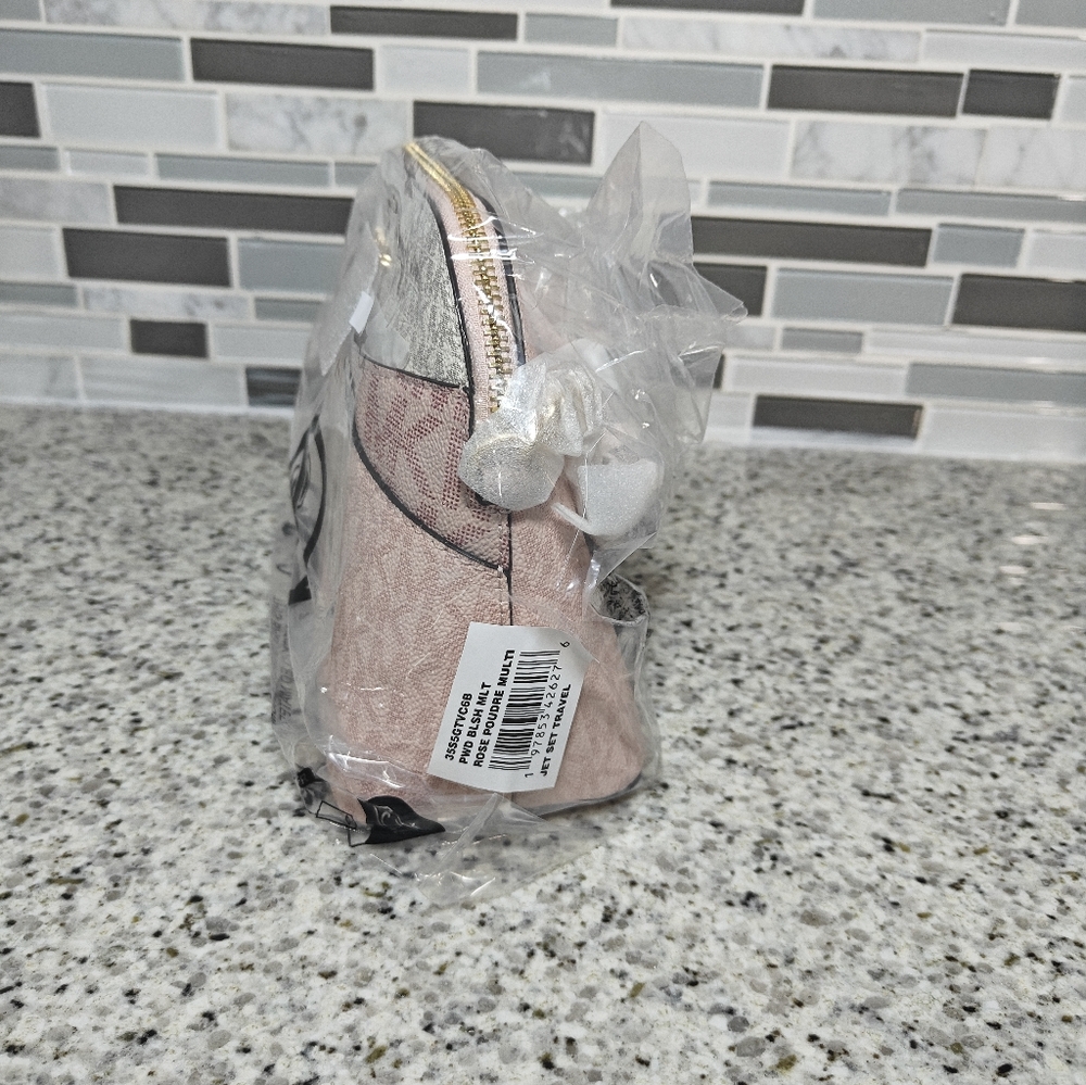 Michael Kors Jet Set Travel Medium Color-Block Signature Logo Crossbody Bag - Picture 3 of 10